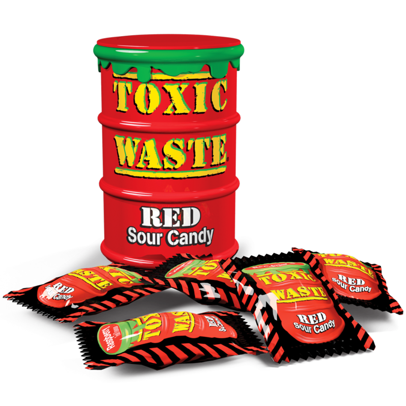 Toxic Waste Red Barrel