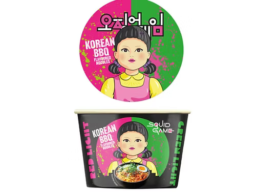 Squid Game Red Light Korean BBG Noodles