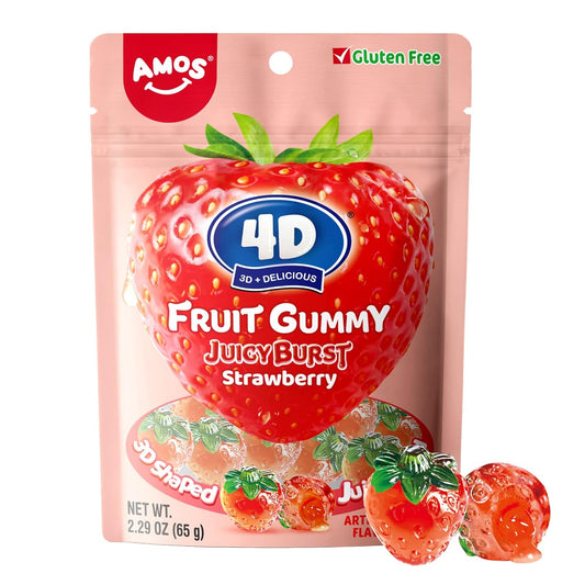Amos Fruit Gummies Strawberry
