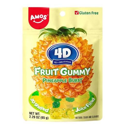 Amos Fruit Gummies Pineapple