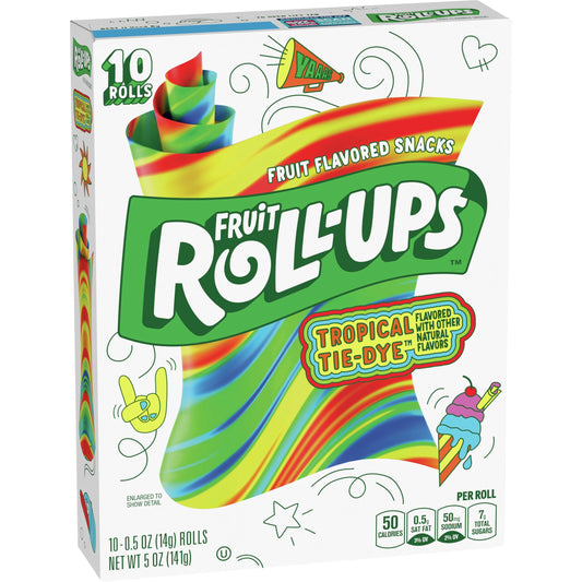 Fruit Roll Ups Tropical Tie-Dye