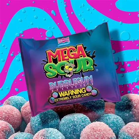 Barnett's Mega Sour Bubblegum