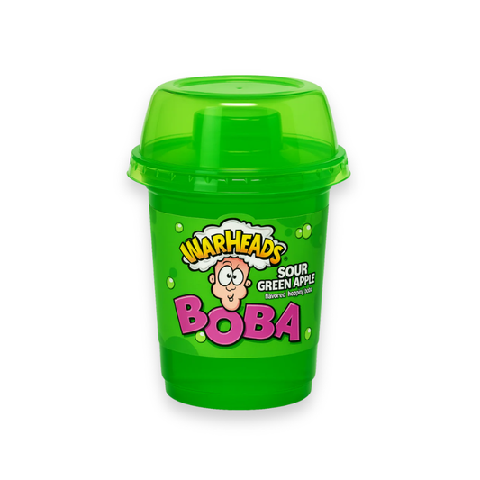 Warheads Boba Green Apple
