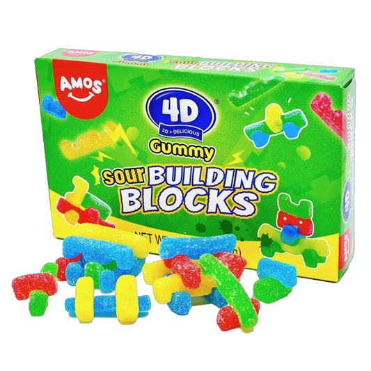 4D Sour Gummy Blocks