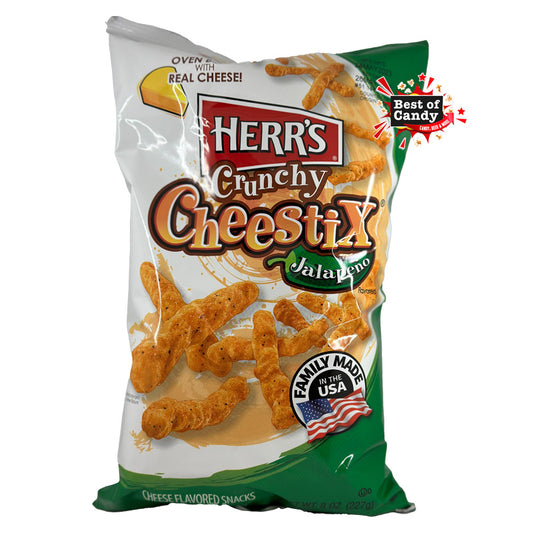 Herr’s Crunchy Cheestix Jalapeno