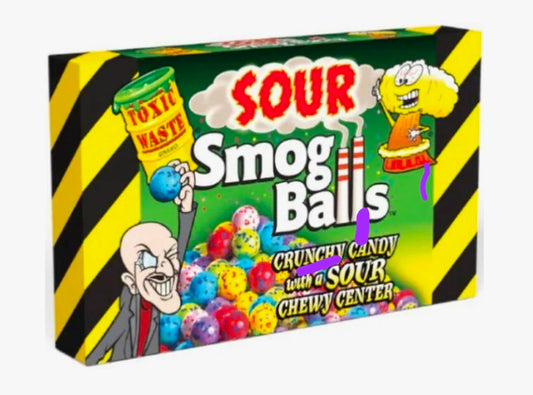 Toxic waste smog balls