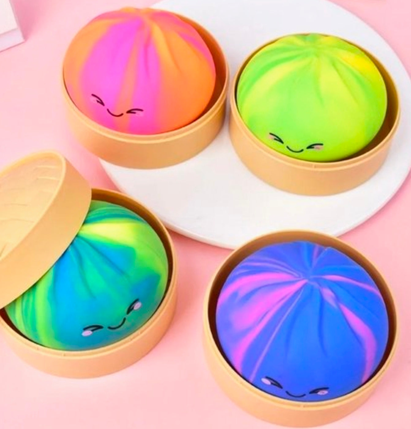 Squishy dumpling tie-dye