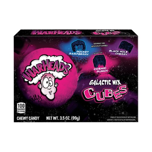Warheads Galactic Mix Cubes 99gr